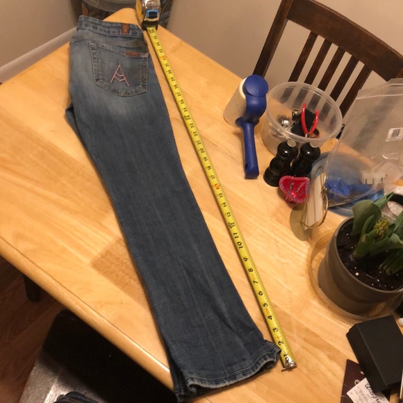Pink A-pocket Seven for All Mankind jeans - Picture 2 of 3